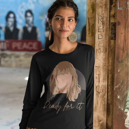 taylor swift ready for it full sleeves long sleeves music band buy online india the banyan tee tbt men women girls boys unisex black