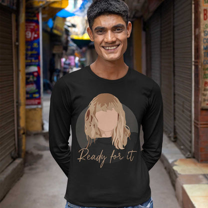 taylor swift ready for it full sleeves long sleeves music band buy online india the banyan tee tbt men women girls boys unisex black