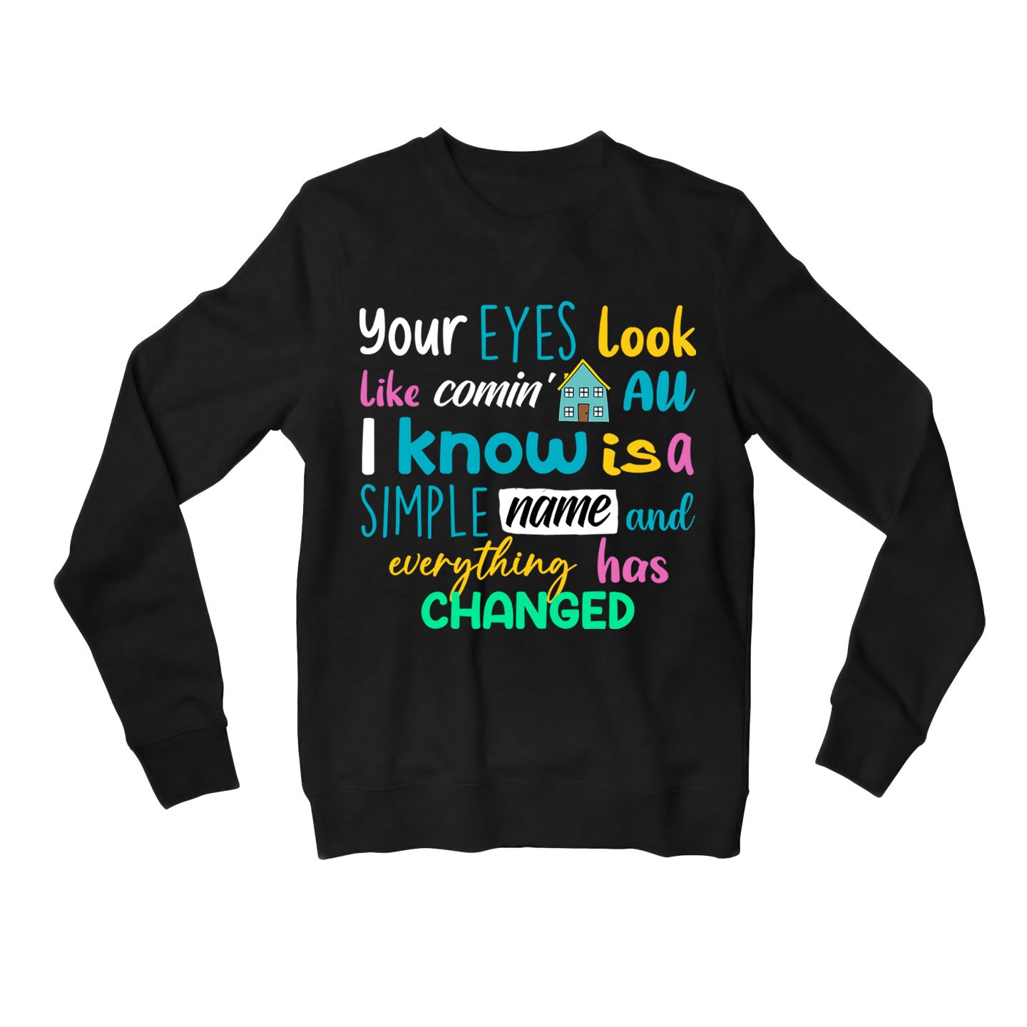 taylor swift everything has changed sweatshirt upper winterwear music band buy online india the banyan tee tbt men women girls boys unisex black