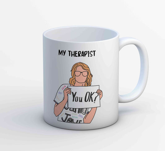 taylor swift my therapist mug coffee ceramic music band buy online india the banyan tee tbt men women girls boys unisex  