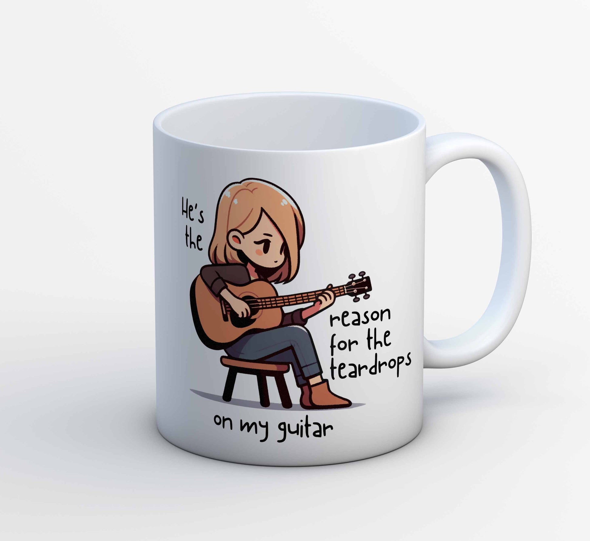 taylor swift tear drops on my guitar mug coffee ceramic music band buy online india the banyan tee tbt men women girls boys unisex