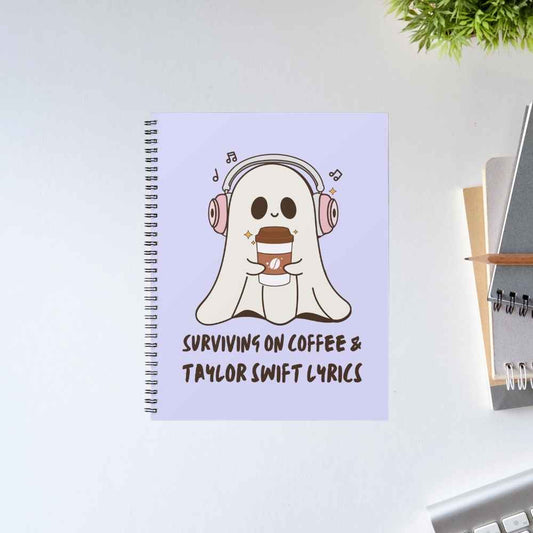 taylor swift coffee and tay's lyrics notebook notepad diary buy online india the banyan tee tbt unruled