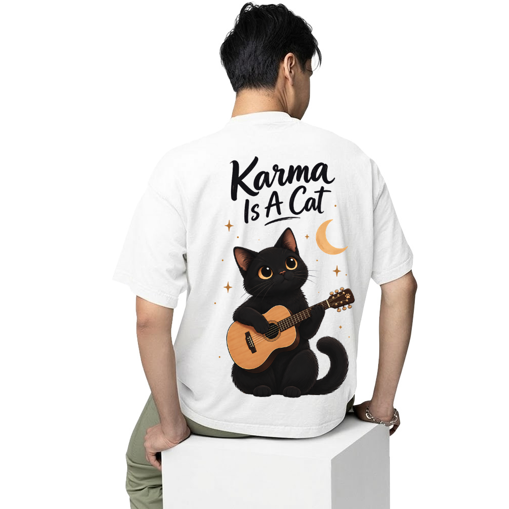 taylor swift karma cat oversized t shirt 