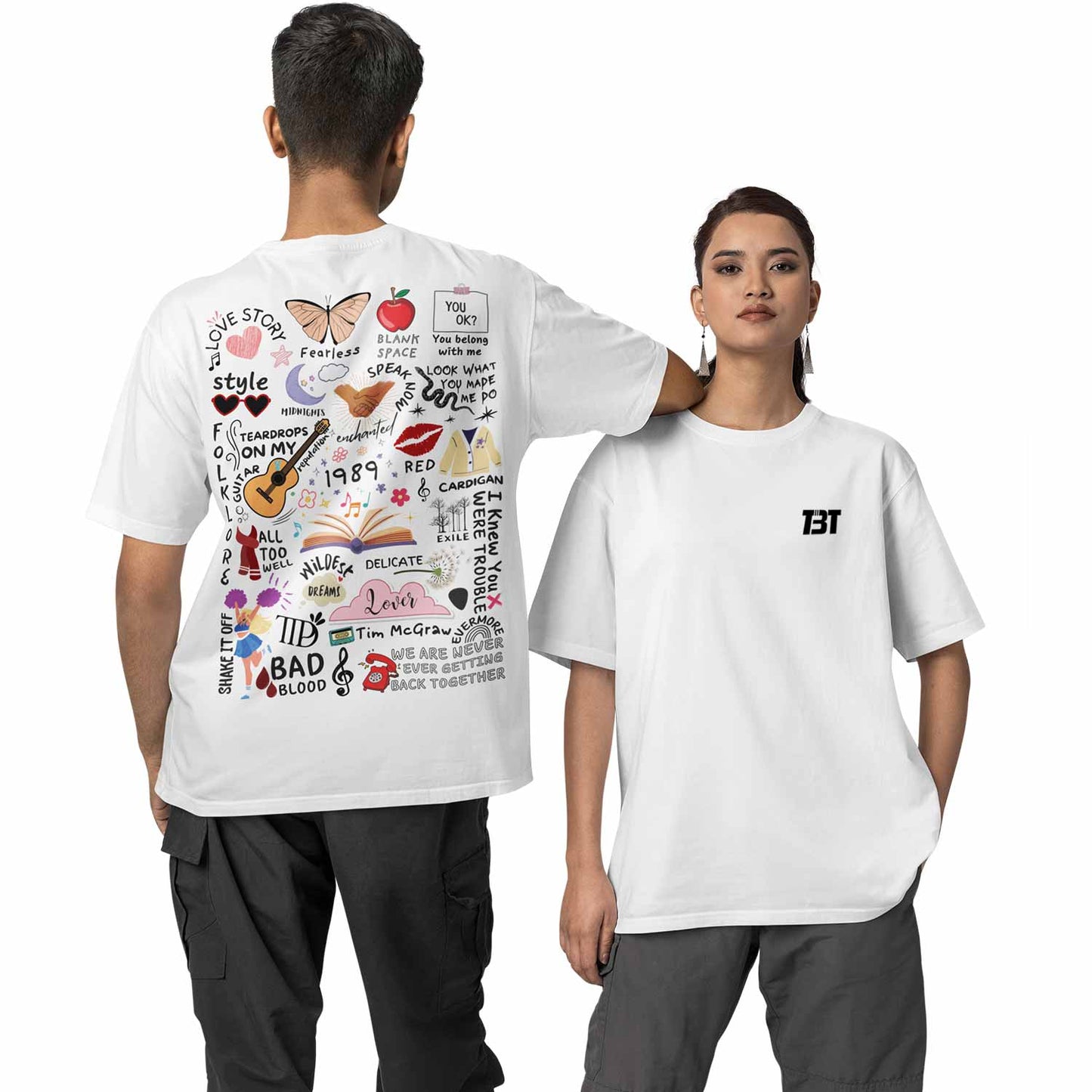 taylor swift oversized t shirt - tay's doodle music t-shirt white buy online india the banyan tee tbt men women girls boys unisex