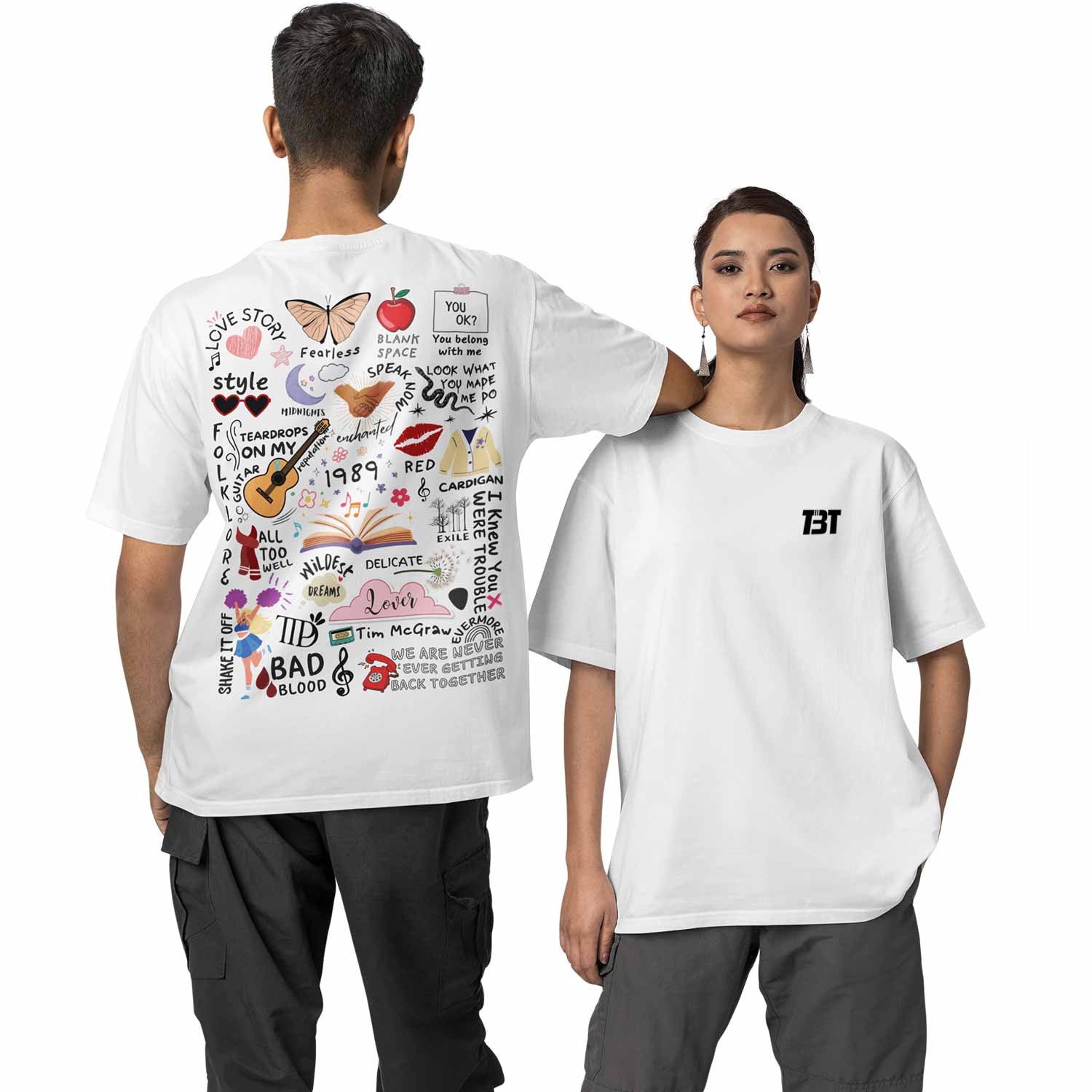 taylor swift oversized t shirt - tay's doodle music t-shirt white buy online india the banyan tee tbt men women girls boys unisex