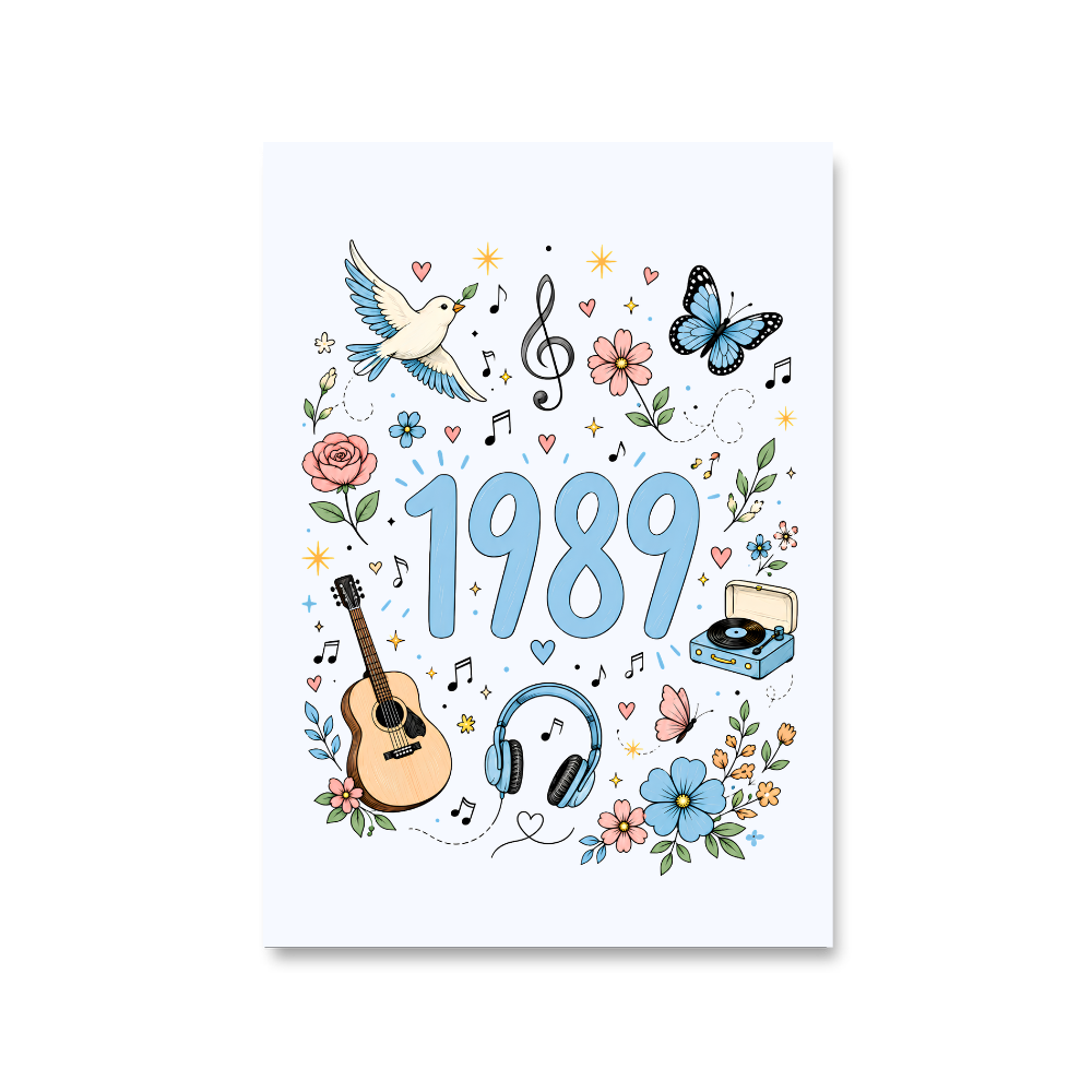 taylor swift 1989 poster wall art buy online india the banyan tee tbt 8 x 10 