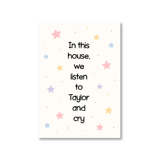 taylor swift in this house poster wall art buy online india the banyan tee tbt 8 x 10 