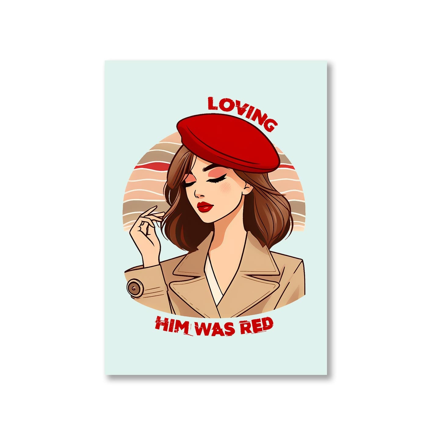 taylor swift loving him was red poster wall art buy online india the banyan tee tbt a4
