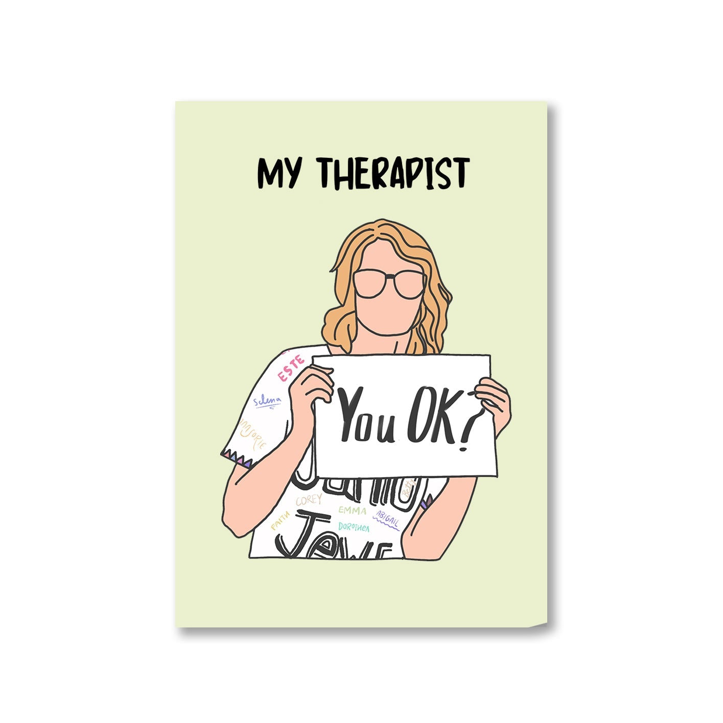 taylor swift my therapist poster wall art buy online india the banyan tee tbt a4