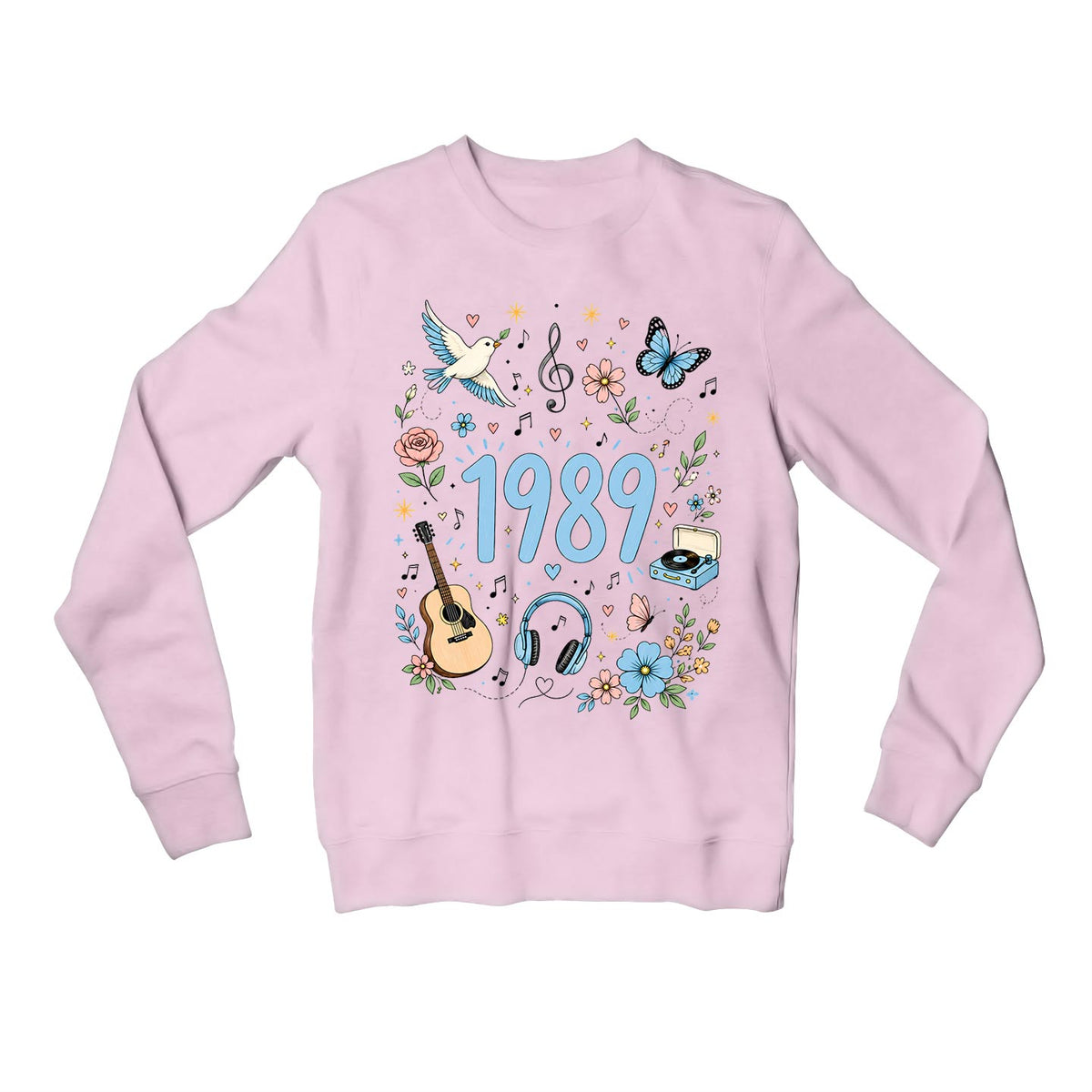 taylor swift 1989 sweatshirt upper winterwear music band buy online india the banyan tee tbt men women girls boys unisex baby pink 