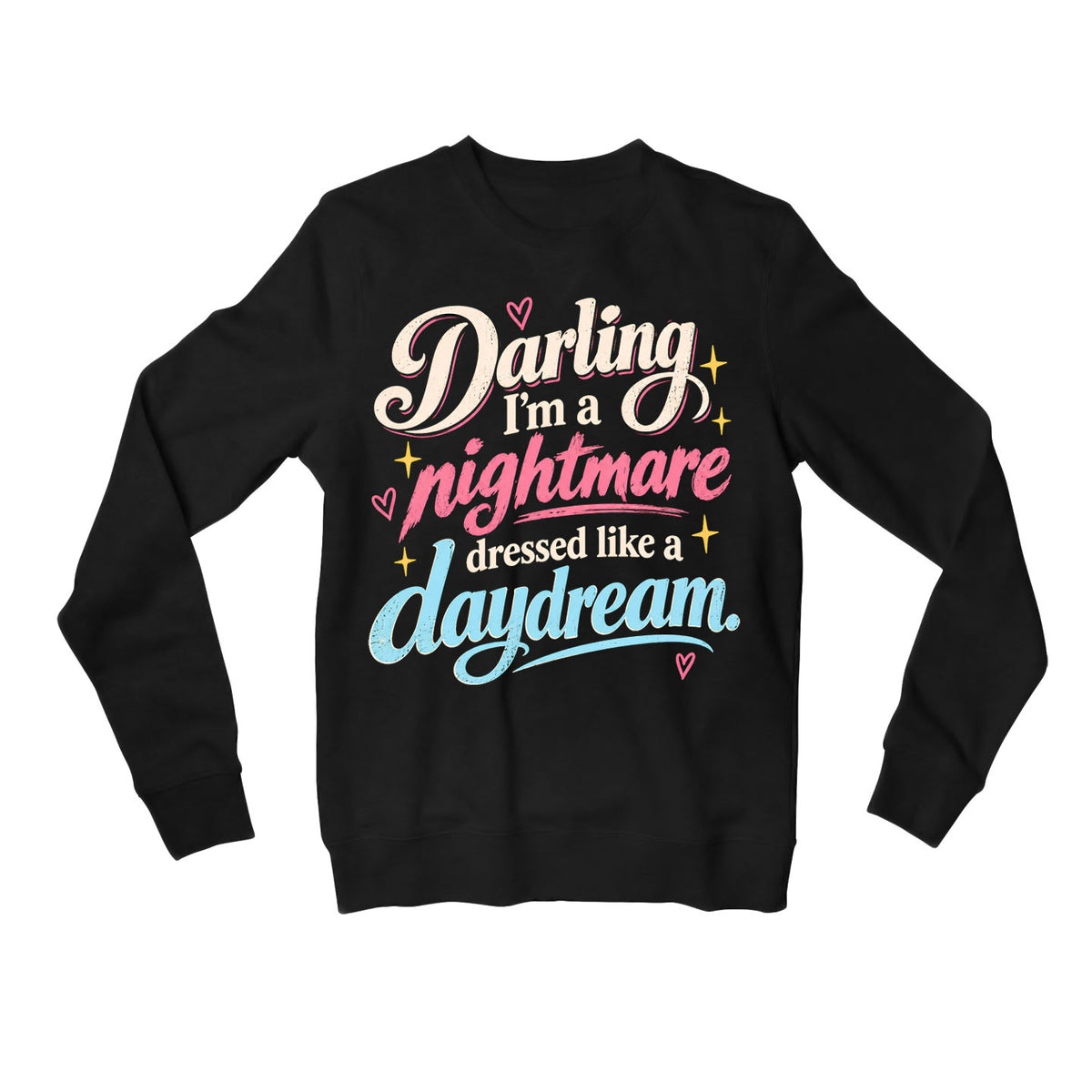 taylor swift dressed like a daydream sweatshirt upper winterwear music band buy online india the banyan tee tbt men women girls boys unisex black 