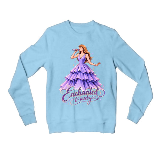 taylor swift enchanted sweatshirt upper winterwear music band buy online india the banyan tee tbt men women girls boys unisex baby blue 