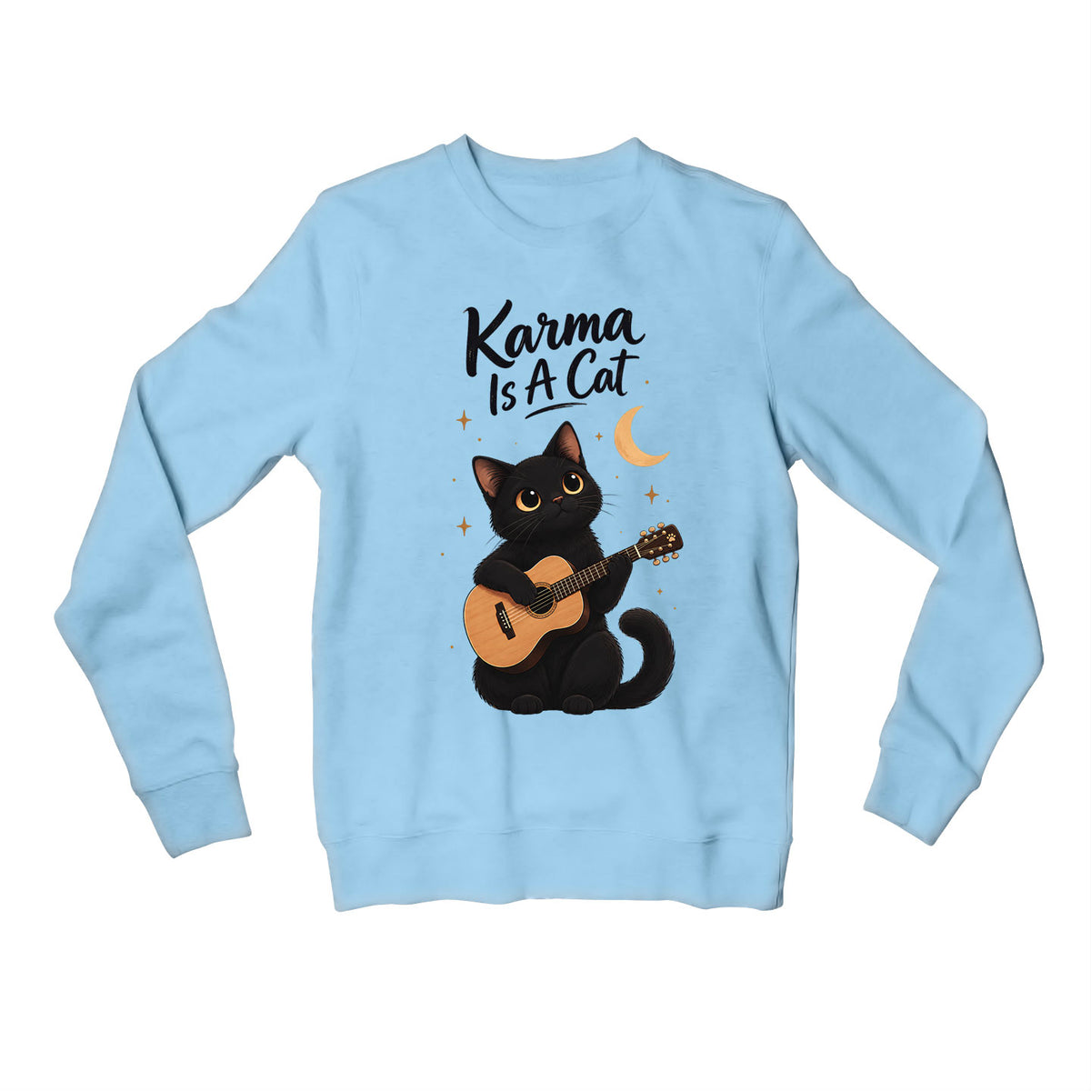 taylor swift karma cat sweatshirt upper winterwear music band buy online india the banyan tee tbt men women girls boys unisex baby blue 