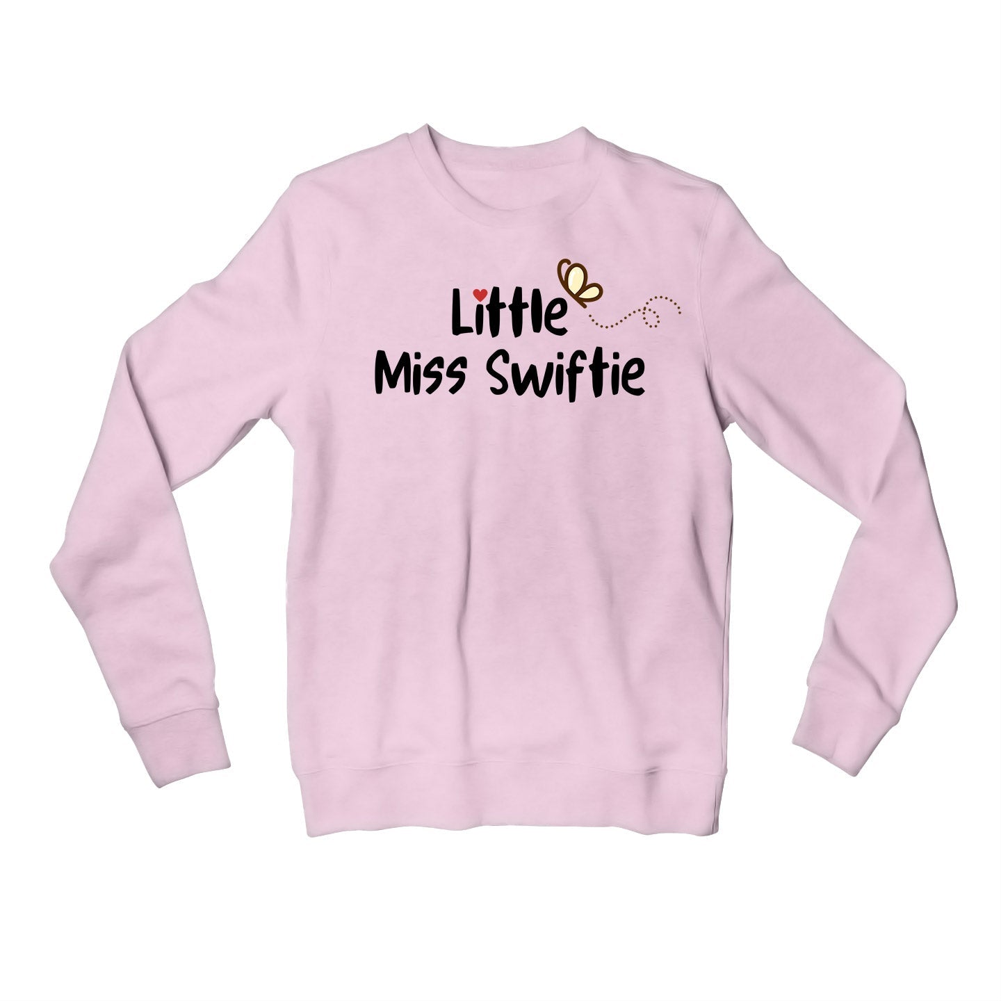 taylor swift little miss swiftie sweatshirt upper winterwear music band buy online india the banyan tee tbt men women girls boys unisex baby pink