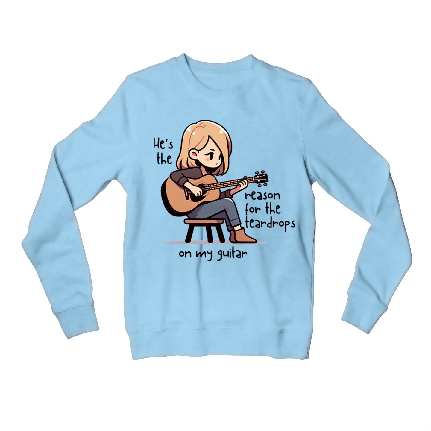 taylor swift not a lot going on sweatshirt upper winterwear music band buy online india the banyan tee tbt men women girls boys unisex baby blue