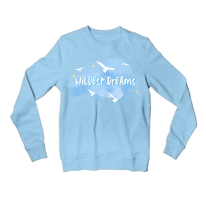 taylor swift wildest dreams sweatshirt upper winterwear music band buy online india the banyan tee tbt men women girls boys unisex black he said let's get out of this town