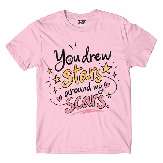 taylor swift you drew stars t-shirt music band buy online india the banyan tee tbt men women girls boys unisex baby pink 