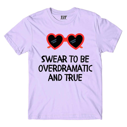 taylor swift overdramatic and true t-shirt music band buy online india the banyan tee tbt men women girls boys unisex lavender