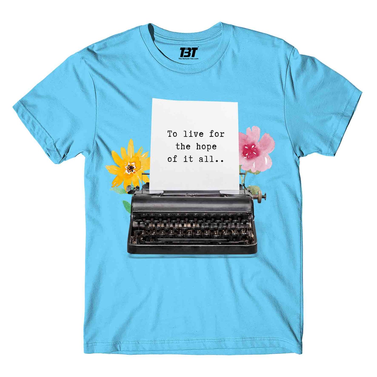 taylor swift live for the hope t-shirt music band buy online india the banyan tee tbt men women girls boys unisex sky blue