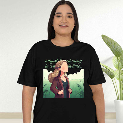 taylor swift august t-shirt music band buy online india the banyan tee tbt men women girls boys unisex black