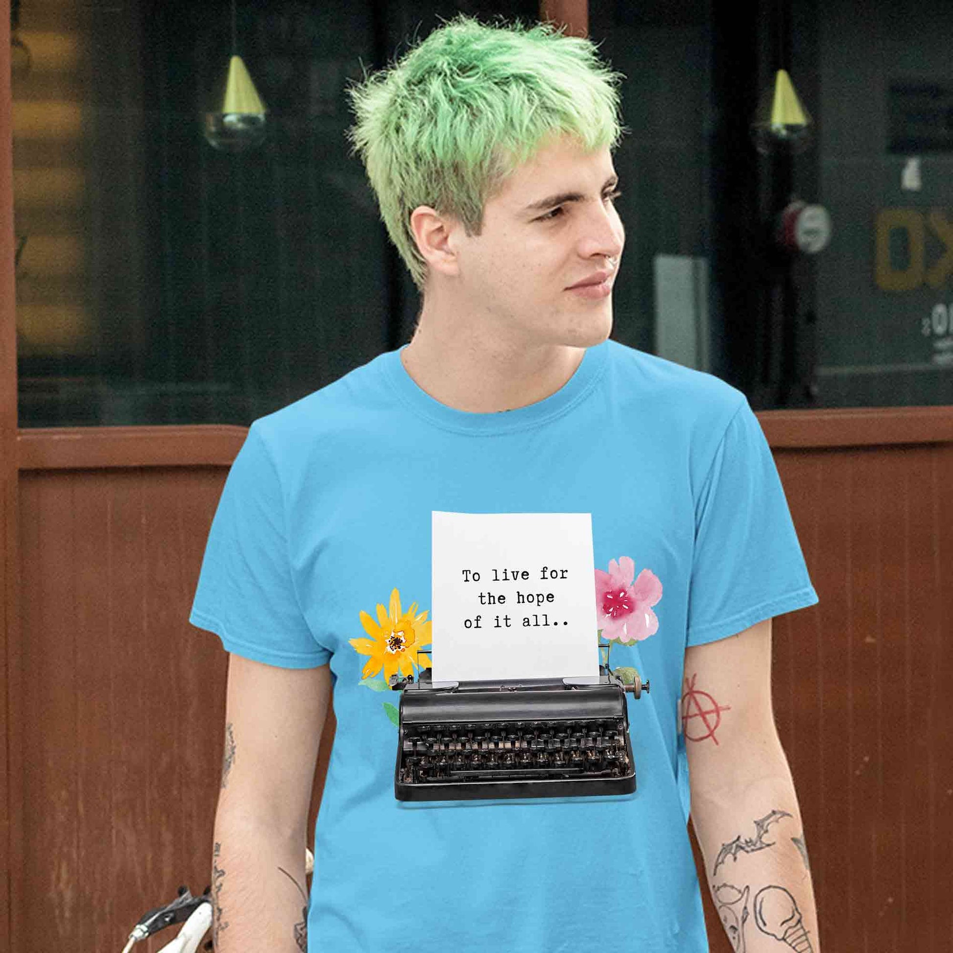 taylor swift live for the hope t-shirt music band buy online india the banyan tee tbt men women girls boys unisex sky blue