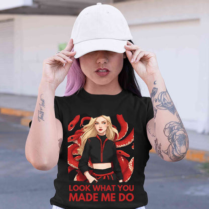 taylor swift look what you made me do t-shirt music band buy online india the banyan tee tbt men women girls boys unisex black