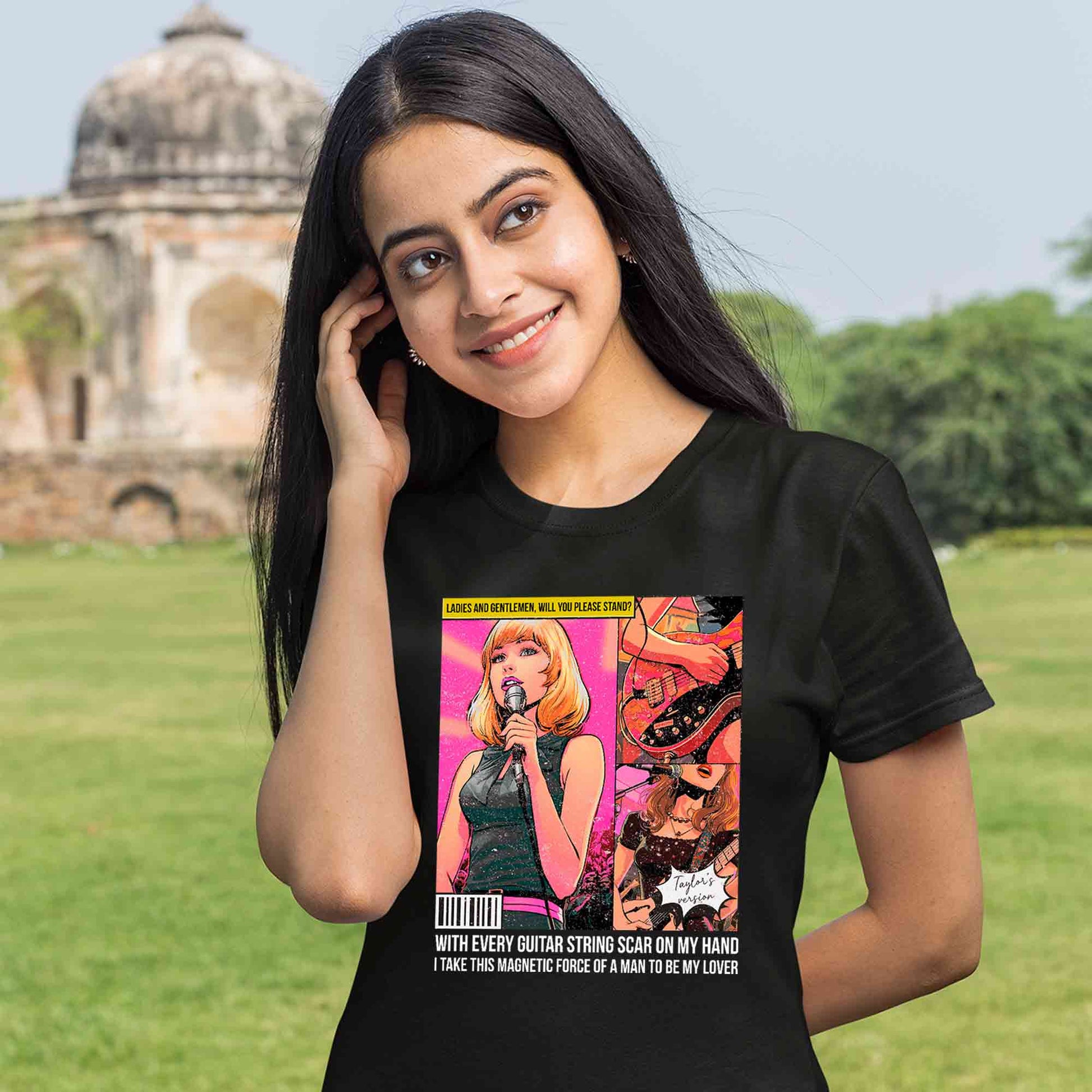 taylor swift my lover t-shirt music band buy online india the banyan tee tbt men women girls boys unisex black