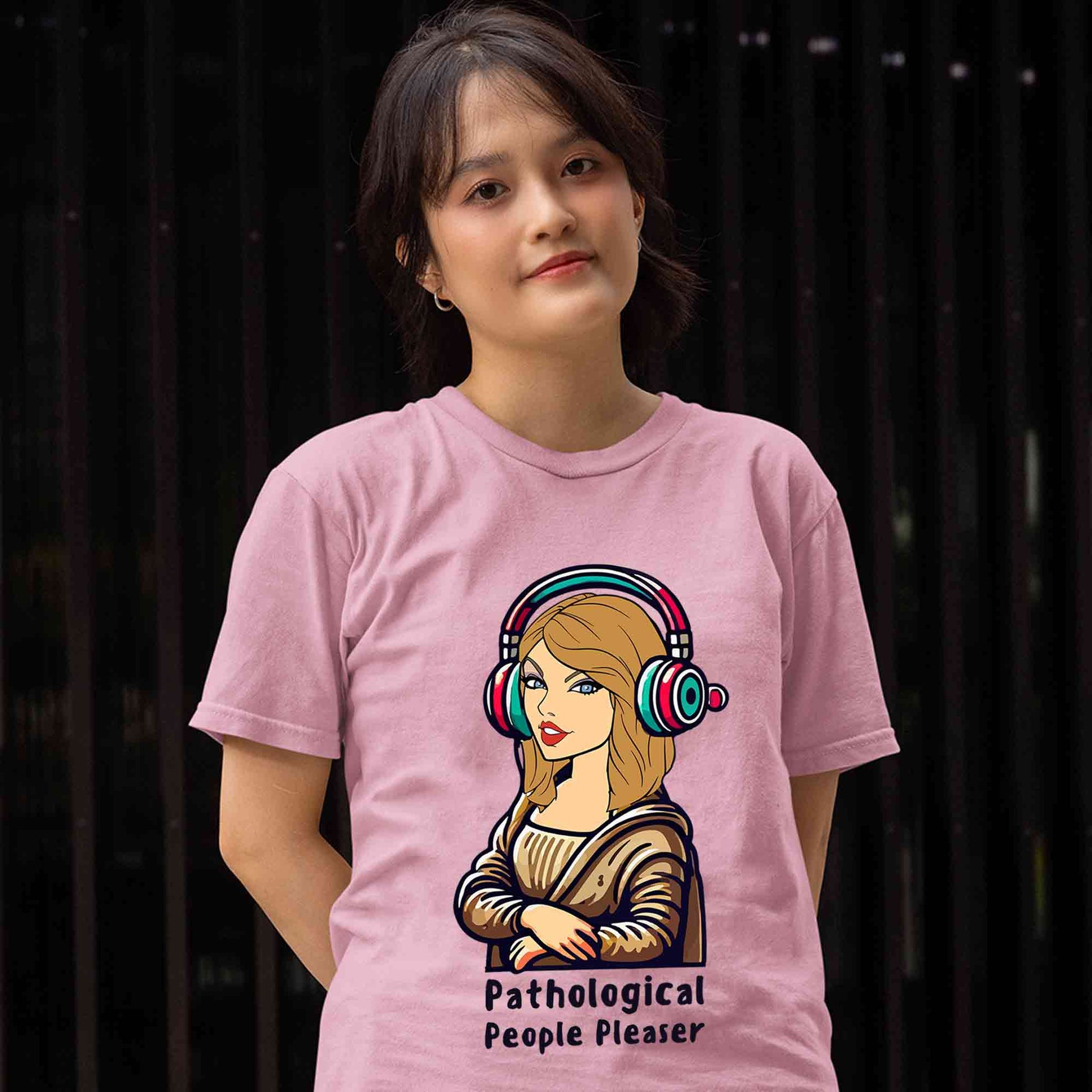 taylor swift pathological people pleaser t-shirt music band buy online india the banyan tee tbt men women girls boys unisex baby pink