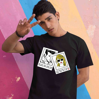 taylor swift style t-shirt music band buy online india the banyan tee tbt men women girls boys unisex black