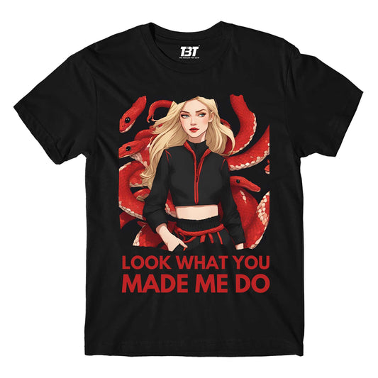 taylor swift look what you made me do t-shirt music band buy online india the banyan tee tbt men women girls boys unisex black