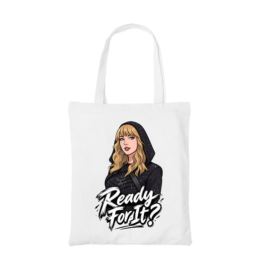 taylor swift ready for it tote bag cotton printed music band buy online india the banyan tee tbt men women girls boys unisex  