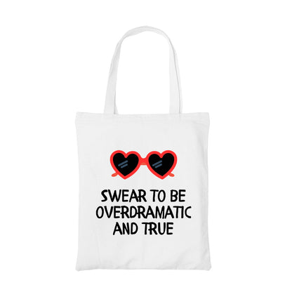 taylor swift overdramatic and true tote bag cotton printed music band buy online india the banyan tee tbt men women girls boys unisex  