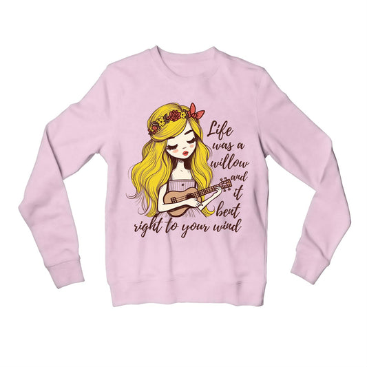 taylor swift willow sweatshirt upper winterwear music band buy online india the banyan tee tbt men women girls boys unisex baby pink 