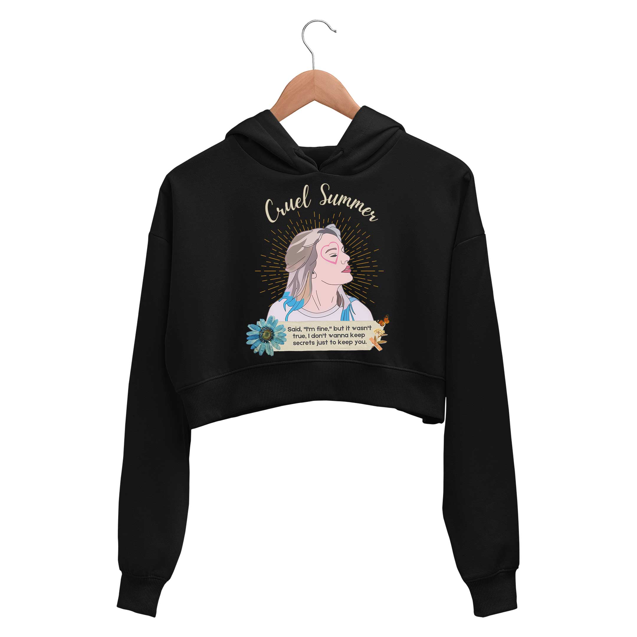 Buy Taylor Swift Crop Hoodie - Cruel Summer at Rs. 50 OFF 🤑 – The