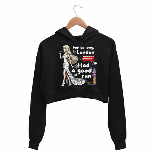 taylor swift so long london crop hoodie hooded sweatshirt upper winterwear music band buy online india the banyan tee tbt men women girls boys unisex black 