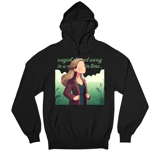 taylor swift august hoodie hooded sweatshirt winterwear music band buy online india the banyan tee tbt men women girls boys unisex black 