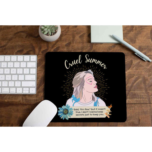 taylor swift cruel summer mousepad logitech large anime music band buy online india the banyan tee tbt men women girls boys unisex  