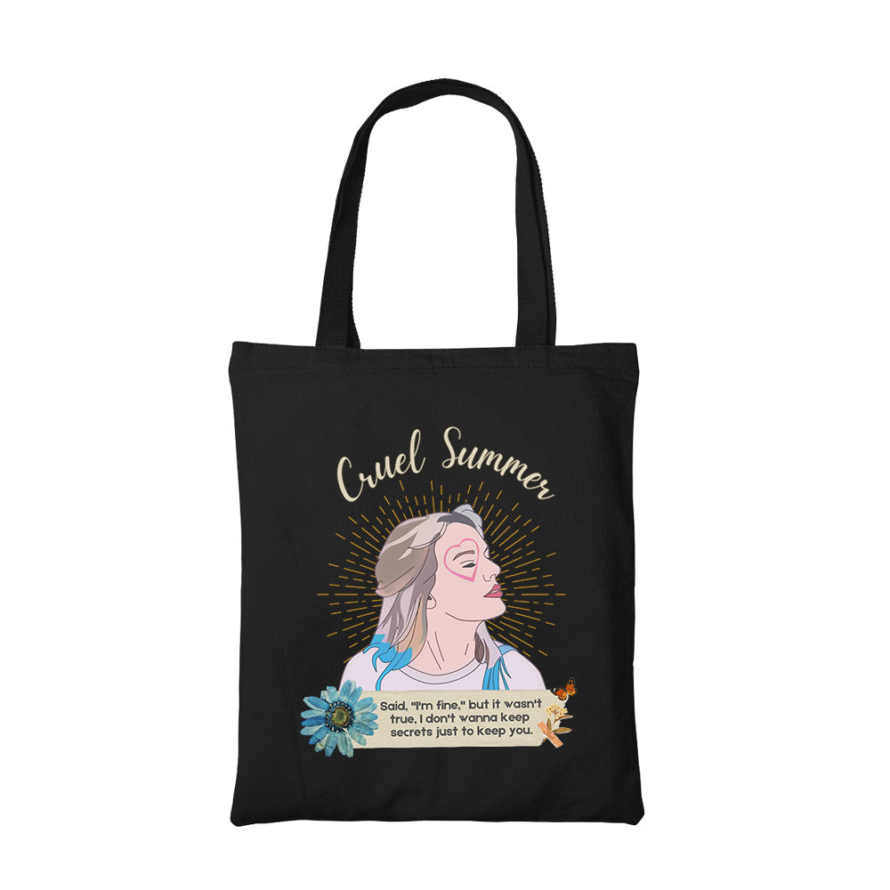 taylor swift cruel summer tote bag cotton printed music band buy online india the banyan tee tbt men women girls boys unisex