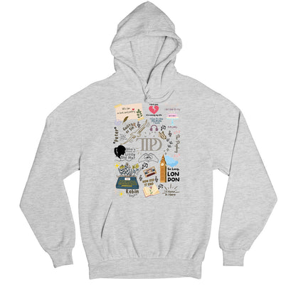 taylor swift a poet's doodle hoodie hooded sweatshirt winterwear music band buy online india the banyan tee tbt men women girls boys unisex gray