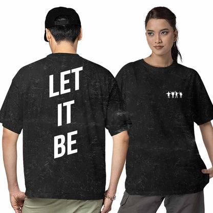 the beatles oversized t shirt - let it be music t-shirt black buy online india the banyan tee tbt men women girls boys unisex