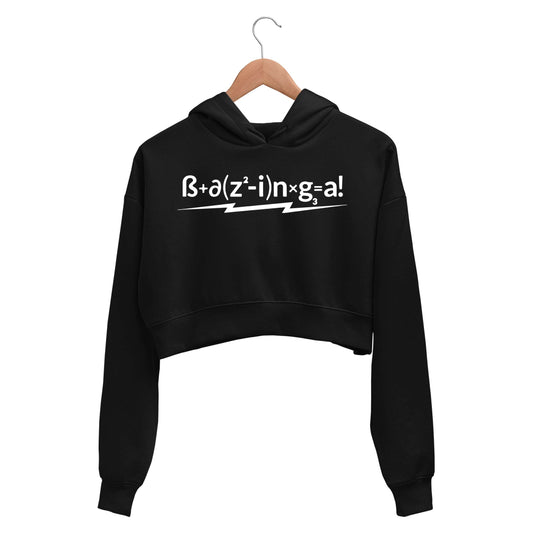 The Big Bang Theory Crop Hoodie - On Sale - S (Chest size 34 IN)