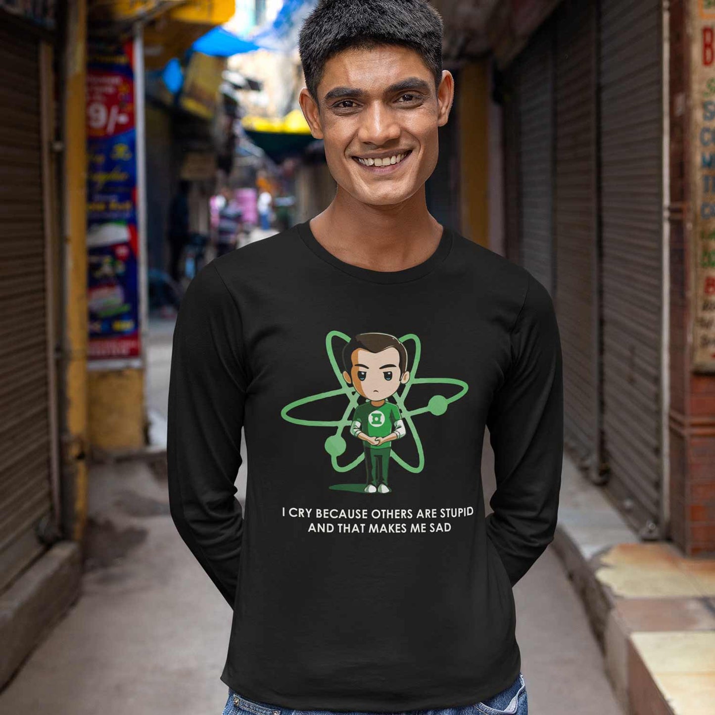 The Big Bang Theory Full Sleeves T-shirt - Sheldon Quote Full Sleeves T-shirt The Banyan Tee TBT