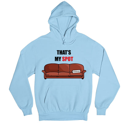 the big bang theory that's my spot hoodie hooded sweatshirt winterwear tv & movies buy online india the banyan tee tbt men women girls boys unisex gray