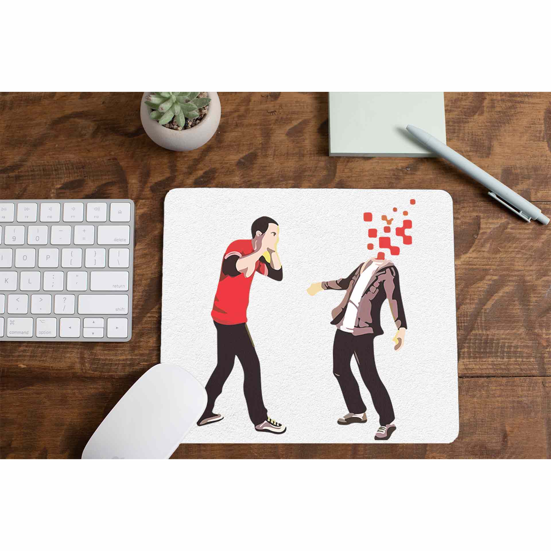 The Big Bang Theory Mousepad - The Banyan Tee TBT Simpsons Sheldon Leonard Penny Raj Howard