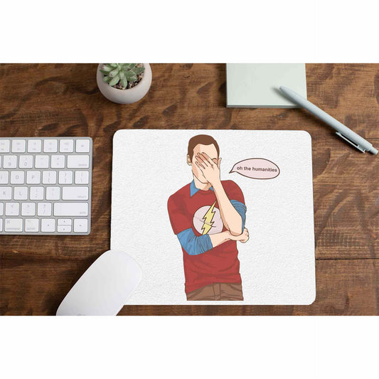 The Big Bang Theory Mousepad - The Banyan Tee TBT Simpsons Sheldon Leonard Penny Raj Howard