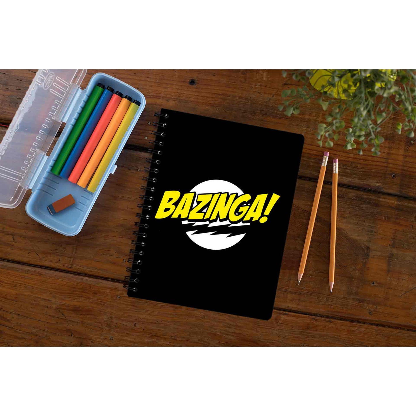 The Big Bang Theory Notebook - Bazinga The Banyan Tee TBT