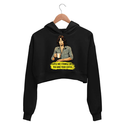 the doors people are strange until crop hoodie hooded sweatshirt upper winterwear music band buy online india the banyan tee tbt men women girls boys unisex black