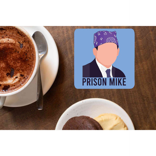 the office prison mike coasters wooden table cups indian tv & movies buy online india the banyan tee tbt men women girls boys unisex  - michael scott