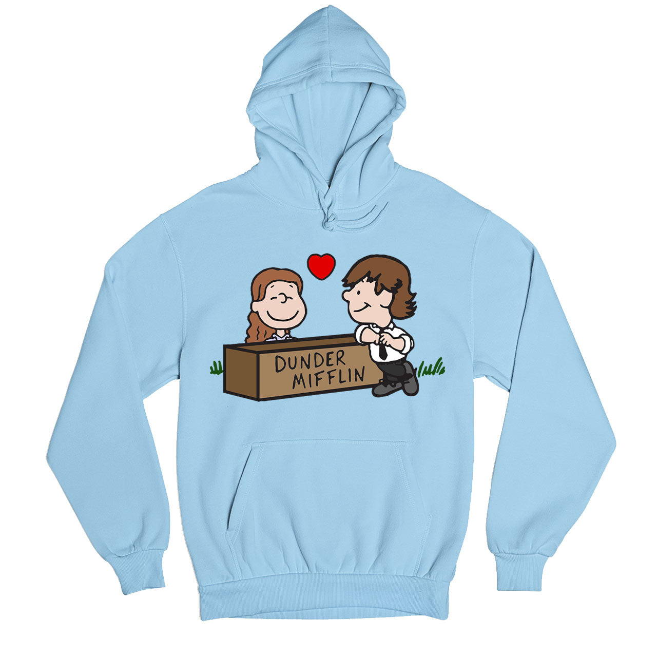 the office jim & pam hoodie hooded sweatshirt winterwear tv & movies buy online india the banyan tee tbt men women girls boys unisex gray