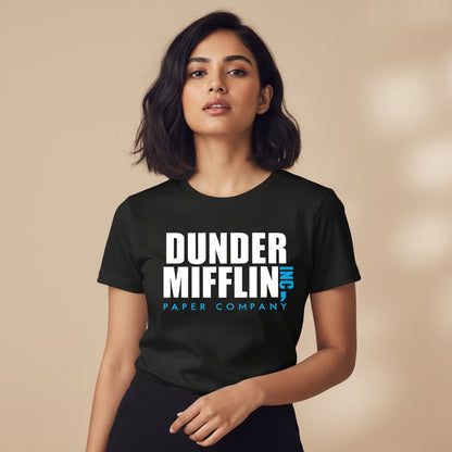 the office dunder mifflin t-shirt tv & movies buy online india the banyan tee tbt men women girls boys unisex black - paper company
